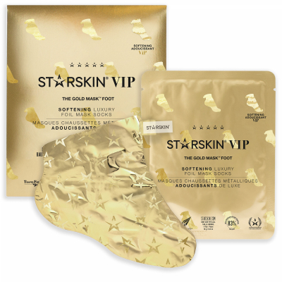 Starskin Vip The Gold Mask Foot Softening Luxury Foil Mask Socks