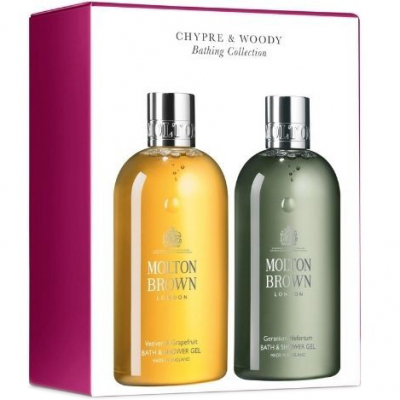 Molton Brown Chypre and Woody Bathing Collection