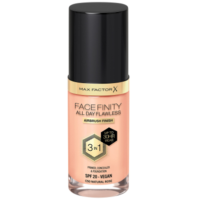 Max Factor All Day Flawles 3in1 Foundation 050 Natural Rose