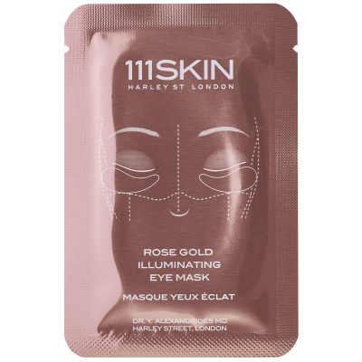 111Skin Rose Gold Illuminating Eye Mask Boxed NANO Free (8 x 6 ml)