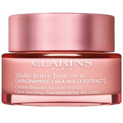 Clarins Multi-Acive Glow Boosting Line-Smoothing Day Cream SPF 15 All Skin Types (50 ml)