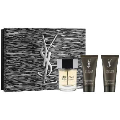 Yves Saint Laurent L'Homme Holiday Set 2025 EdT & Shower Gel & After Shave Balm (100 + 50 + 50 ml)