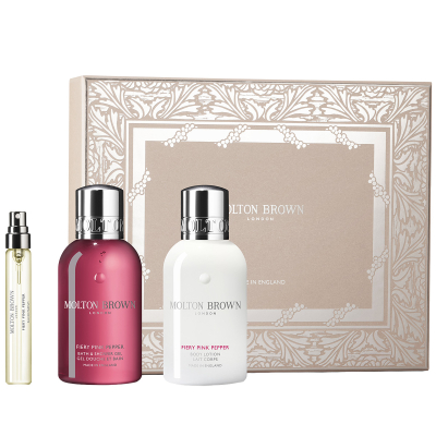 Molton Brown Gift Set Pink Pepper Travel Set (7.5 ml + 2 x 100 ml)