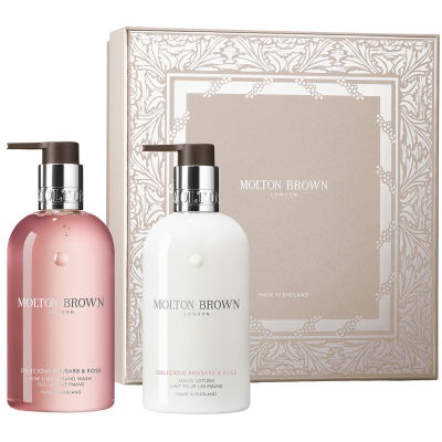 Molton Brown Gift Set Rhubarb & Rose Hand Care Collection (2 x 300 ml)