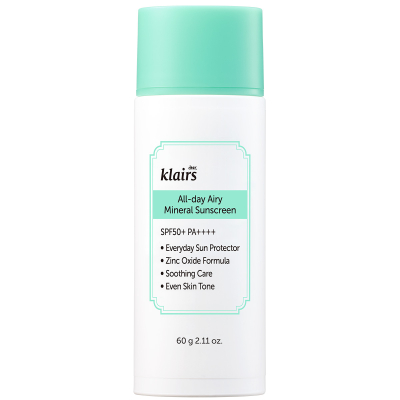 Klairs All-day Airy Mineral Sunscreen (60 g)