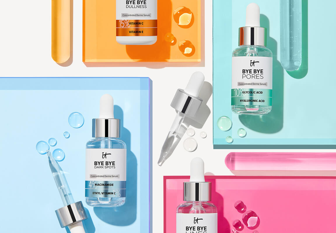 Nu kan du sige farvel til rynker, porer, mørke pletter og en gusten hud takket være IT Cosmetics' serum