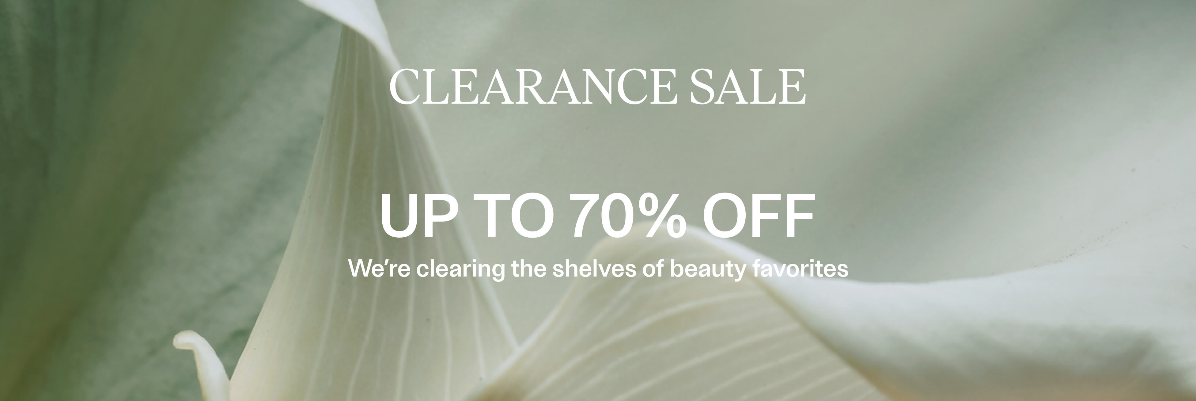 Clearance Sale – op til 70% rabat på beautyfavoritter