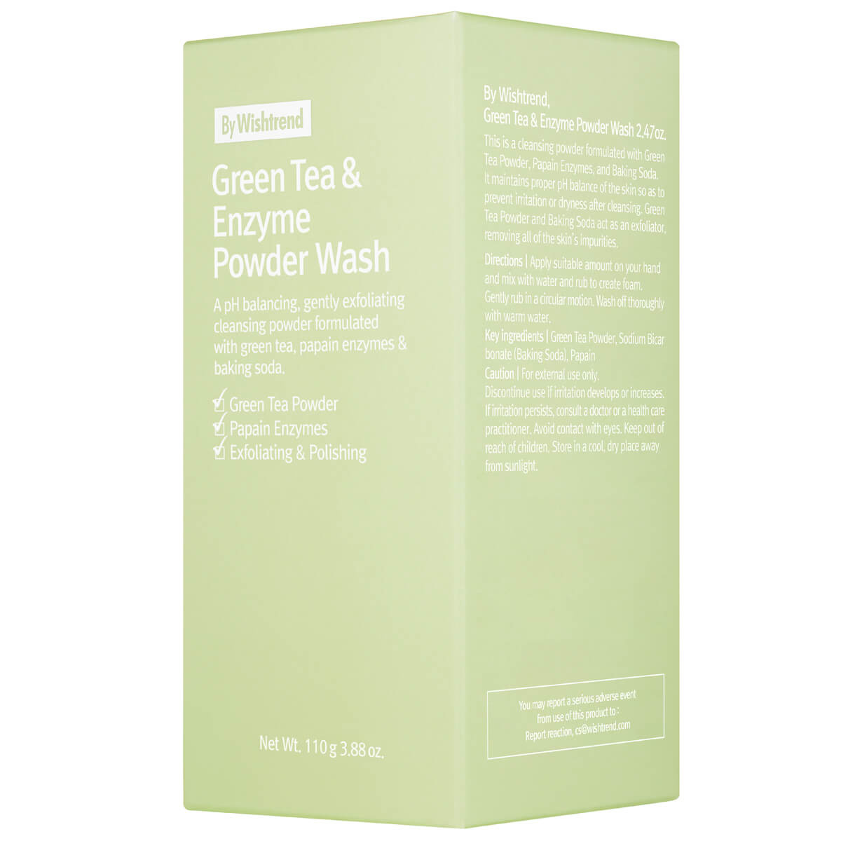 By Wishtrend Green Tea & Enzyme Powder Wash (70g) Bangerhead