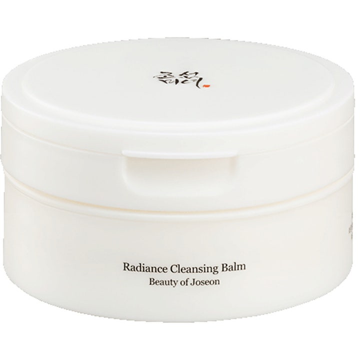 Beauty of Joseon Radiance Cleansing Balm 100 ml rensende balm i hvid plastikkrukke med minimalistisk sort tekst og vippelåg