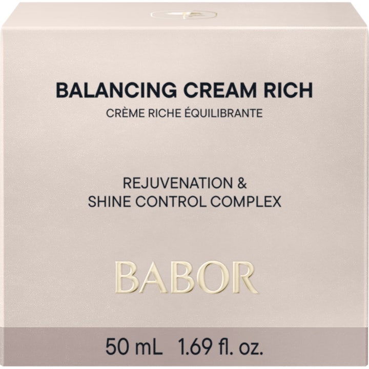 Babor Balancing Cream rich 50 ml matterende dagcreme til kombineret hud i en hvid og grøn papæske.