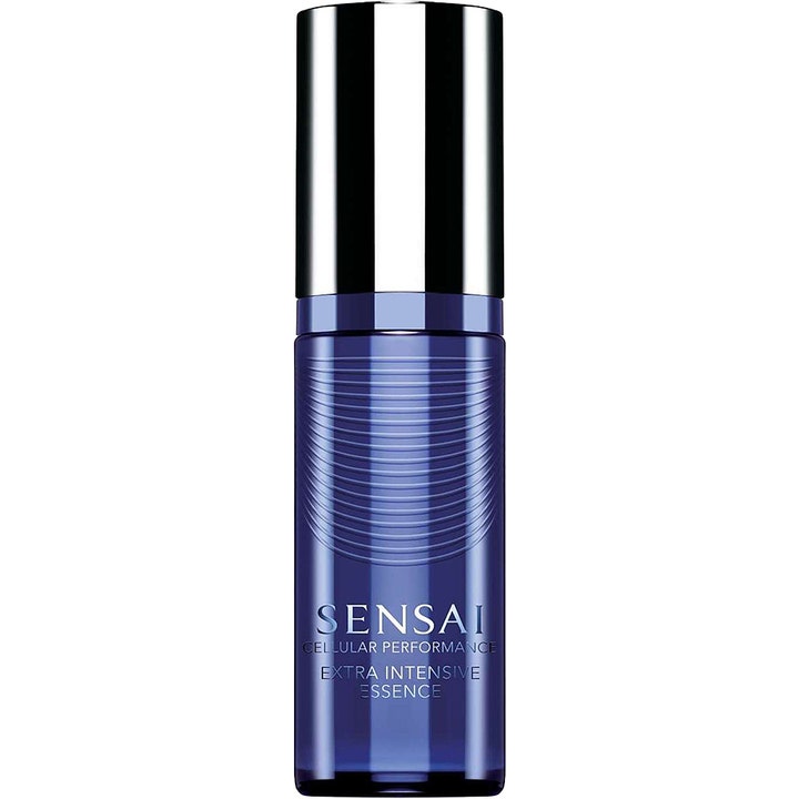 Sensai Cellular Performance Extra Intensive Essence 40ml opstrammende serum i mørk lilla flaske med sølvdetaljer