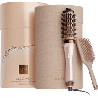 ghd Duet Blowdry 2-in-1 Hair Dryer Brush - Festive Gift Set In Cashmere Beige