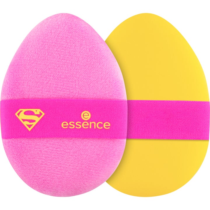 Superman double-sided powder puff
