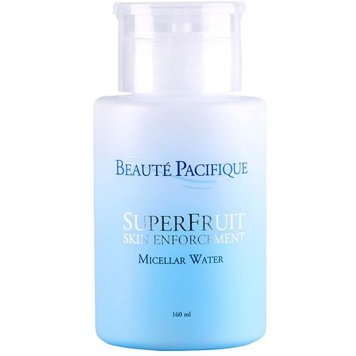 Beauté Pacifique SuperFruit Skin Enforcement Micellar Water 160 ml rensende ansigtsvand i frostet blå gradientflaske