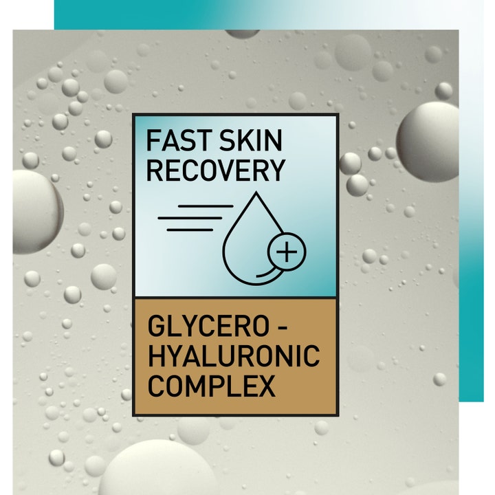 Adidas Skin & Mind Pure Fresh 50 ml roll-on med glycero-hyaluronic complex for fast skin recovery vist som grafik.