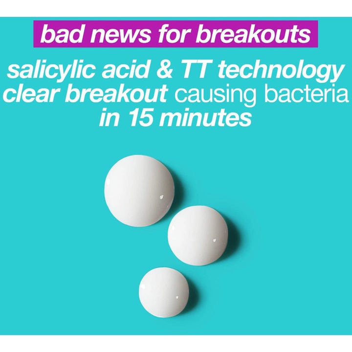 Dermalogica Clear Start Booster Set hudpleje med salicylsyre og hvid creme tekstur mod urenheder