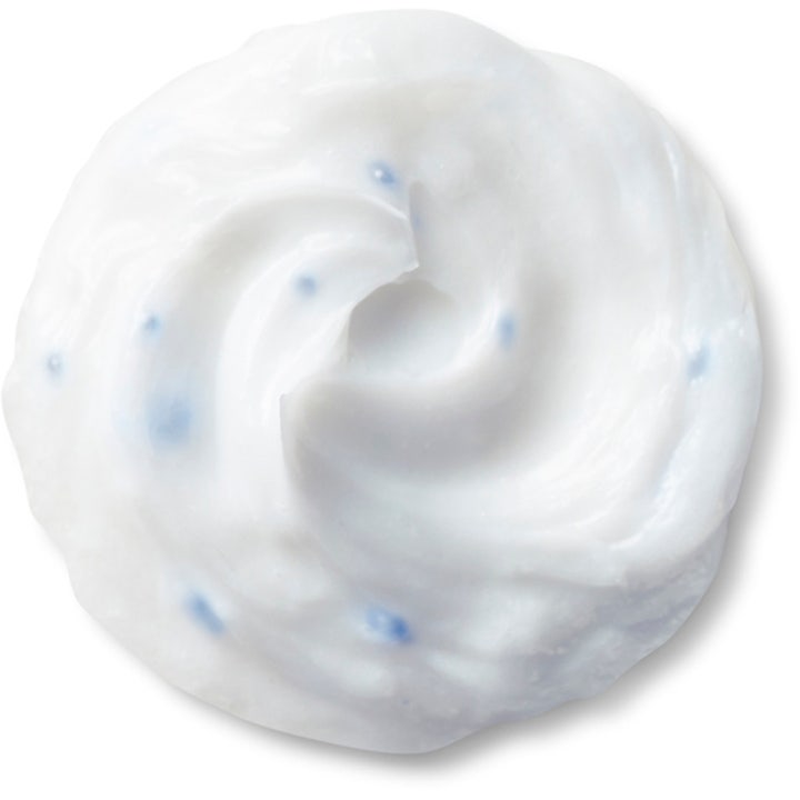 Shiseido Defend Deep Cleansing Foam 125 ml dybderensende ansigtsrens med hvid cremet tekstur og blå korn