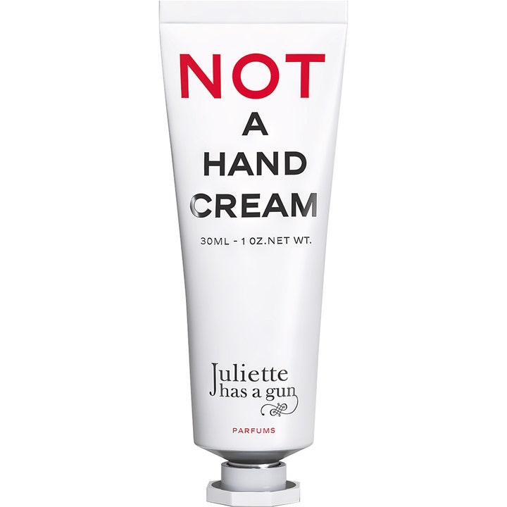 Juliette Has a Gun Not A Hand Cream 30 ml plejende håndcreme i hvid tube med rød tekst og sølvdetaljer