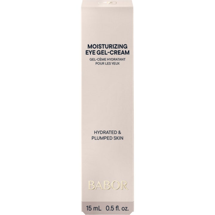 Babor Moisturizing Eye Gel-Cream 15 ml fugtgivende øjencreme i hvid papæske til tør og dehydreret hud