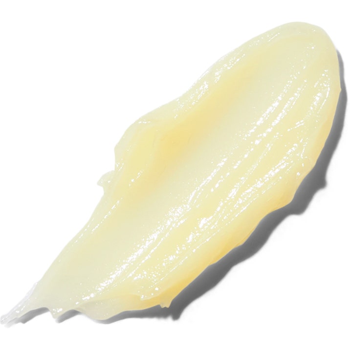 Egyptian Magic All Purpose Skin Cream 7.5 ml fugtgivende creme viser en fyldig og let gennemsigtig gul tekstur.