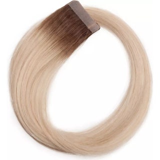 Rapunzel of Sweden Premium Tape Extensions - Classic 4 (50 Cm) R5.1/10.8 Medium Ash Blonde Root