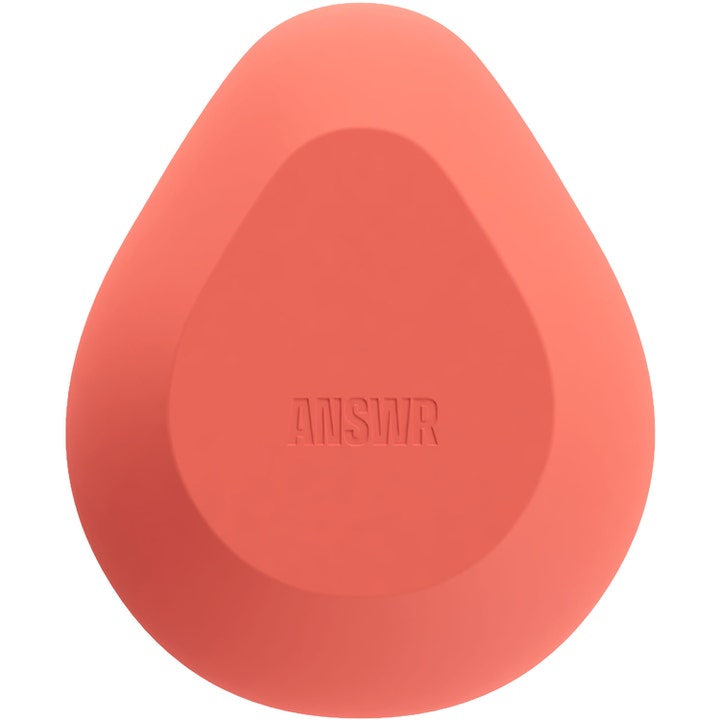 ANSWR Exfoliating Hair Removal Drop 1 stk fjerner hår og eksfolierer i et dråbeformet koralfarvet design