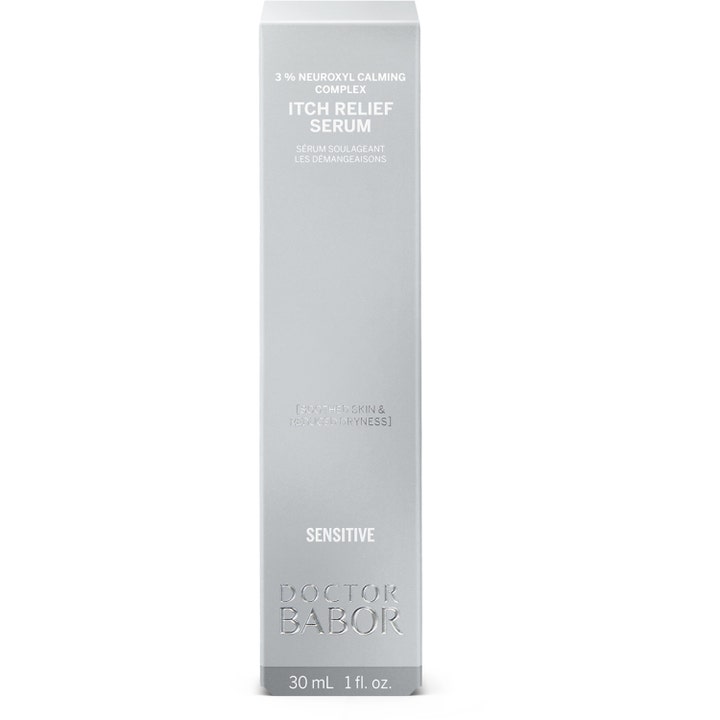 Babor Doctor Babor Itch Relief Serum 30 ml beroligende ansigtsserum i sølvæske med Neuroxyl Calming Complex