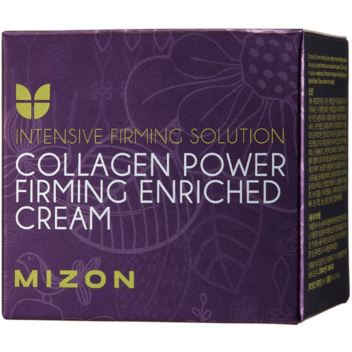 Mizon Collagen Power Firming Enriched Cream 50 ml opstrammende ansigtscreme i lilla papæske