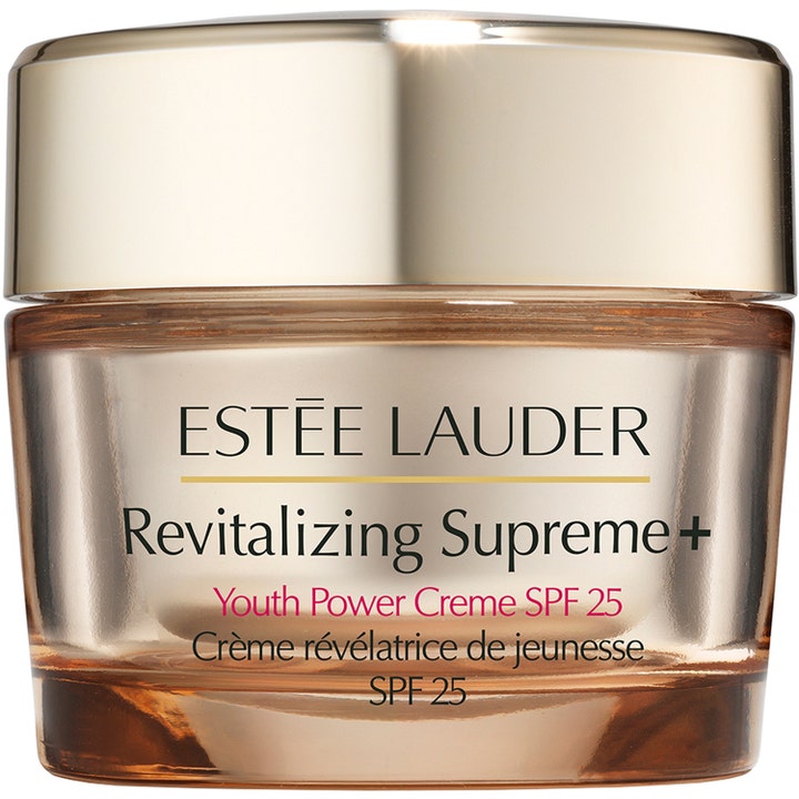 Estée Lauder Revitalizing Supreme+ Youth Power Creme SPF 25 opstrammende dagcreme i luksuriøs guldfarvet glaskrukke