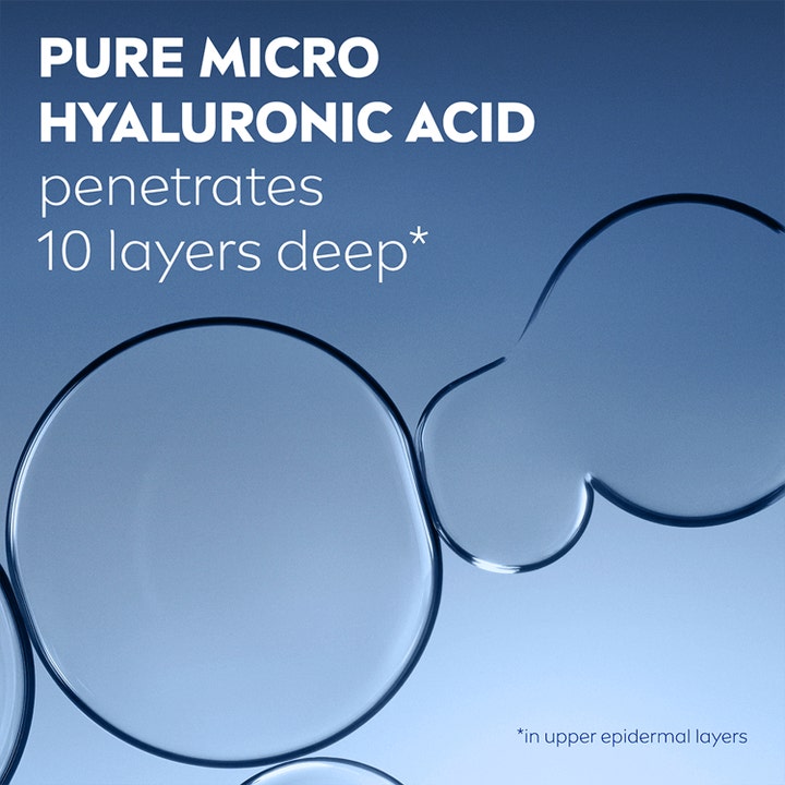 NIVEA Cellular Expert Filler 30 ml hyaluronsyraserum med blå dråber der trænger 10 lag dybt ind.