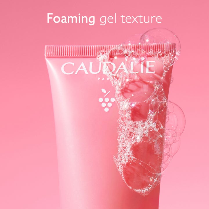 Caudalie Vinohydra Moisturizing Cleansing Gel 150 ml ansigtsrens med skummende geltekstur og bobler