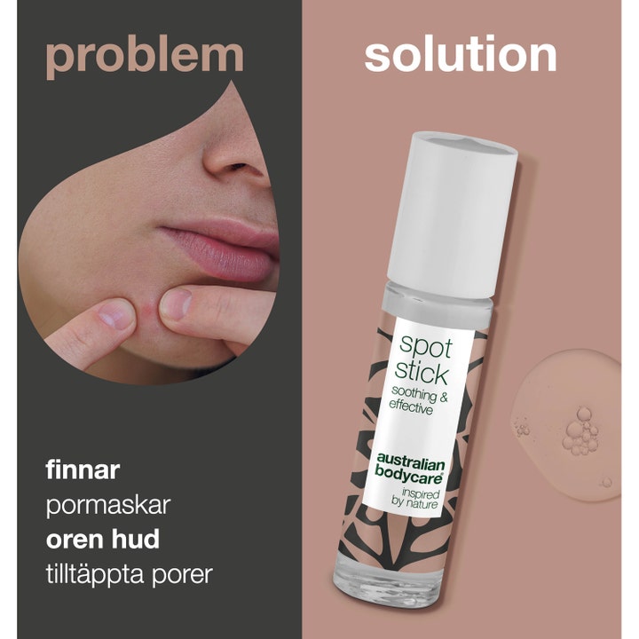 Australian Bodycare Spot Stick 9 ml mod uren hud i klar rollerball flaske der modvirker bumser og hudorme.