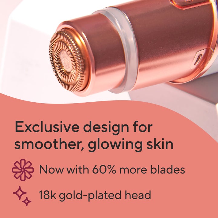 Flawless Flawless Face 4.0 1 stk ansigtstrimmer til hårfjerning med 18k forgyldt hoved der giver glat hud.