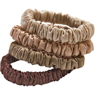Lenoites Mulberry Silk Skinny Scrunchies
