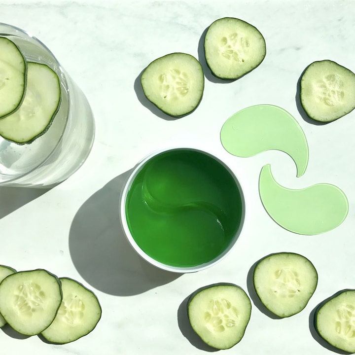 Peter Thomas Roth Cucumber De-Tox Hydra Gel Eye Patches 60 stk fugtgivende øjenmasker med grønne patches og agurk