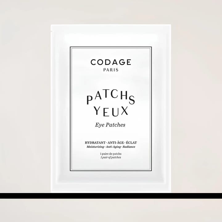 Codage Paris The Eye Contour patches 6 sæt fugtgivende eye patches i hvid og minimalistisk indpakning