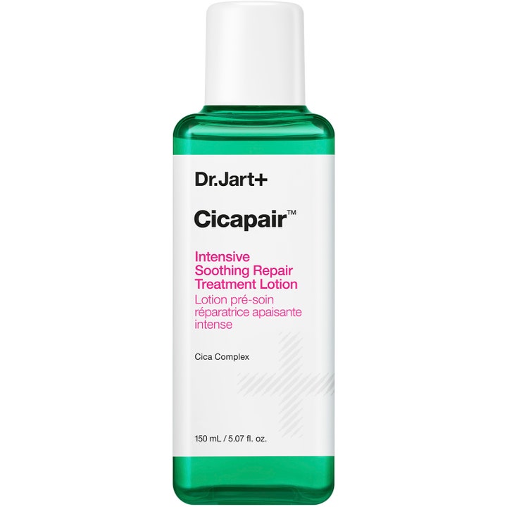 Dr. Jart+ Cicapair Intensive Soothing Repair Treatment Lotion 150 ml beroligende toner i grøn glasflaske