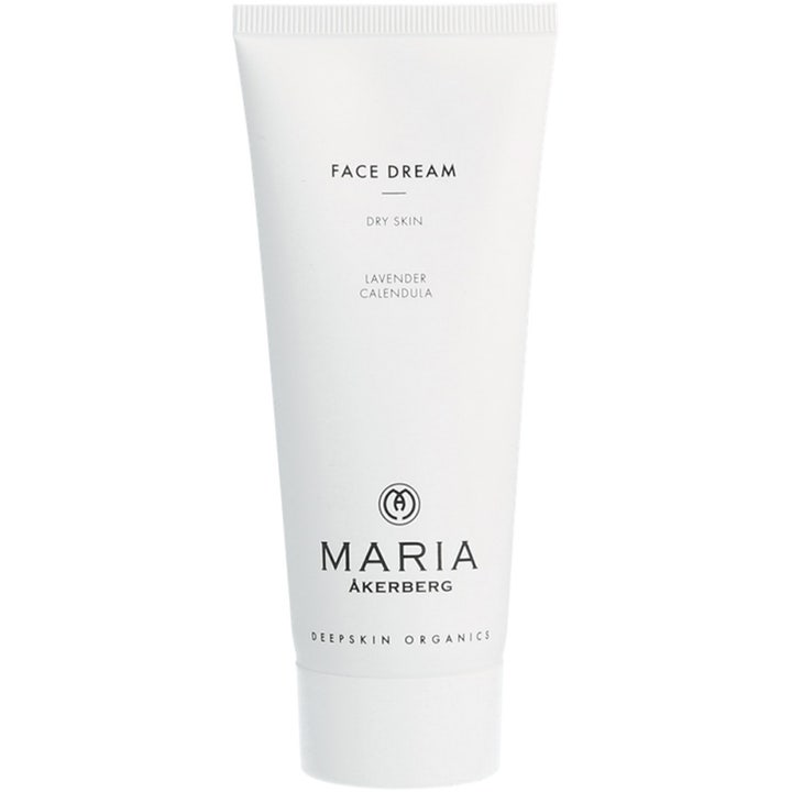 Maria Åkerberg Face Dream 100 ml nærende ansigtscreme i hvid tube til tør og sensitiv hud