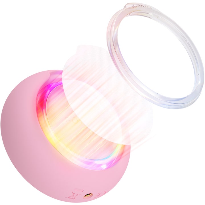 FOREO UFO™ 3 Pearl Pink 1 stk ansigtsbehandling med glødende lys og gennemsigtig ring