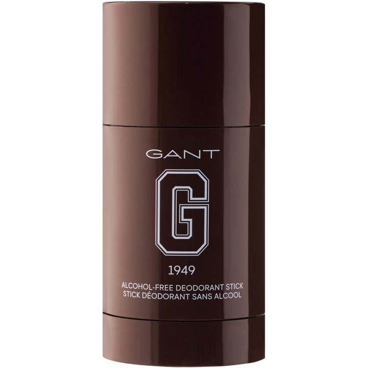 Gant G 1949 75 ml alkoholfri deodorant stick i en blank brun beholder med hvidt logo og tekst