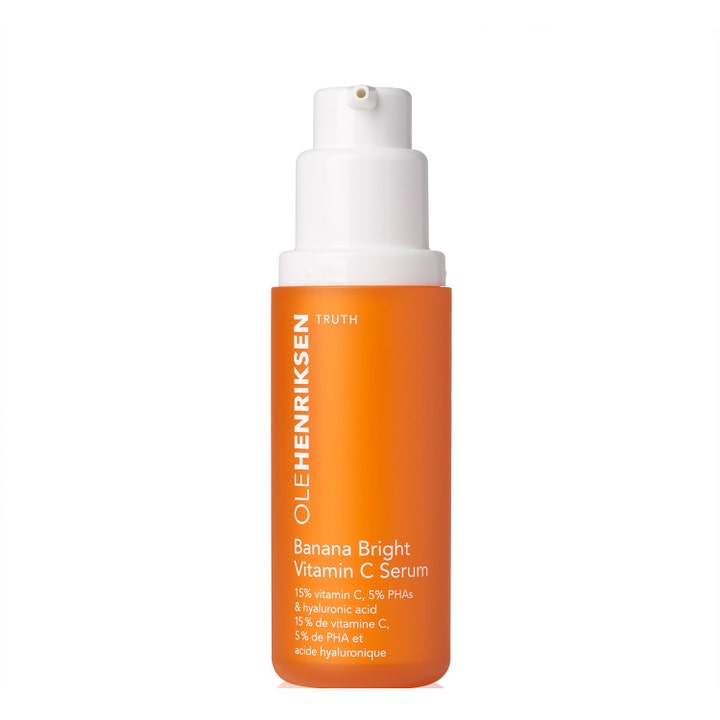 Ole Henriksen Banana Bright Vitamin C Serum 30 ml lysnende serum i orange frostet flaske med hvid pumpe