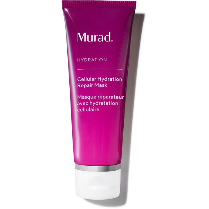Murad Cellular Hydration Repair Mask fugtgivende ansigtsmaske i lilla tube med hvidt låg