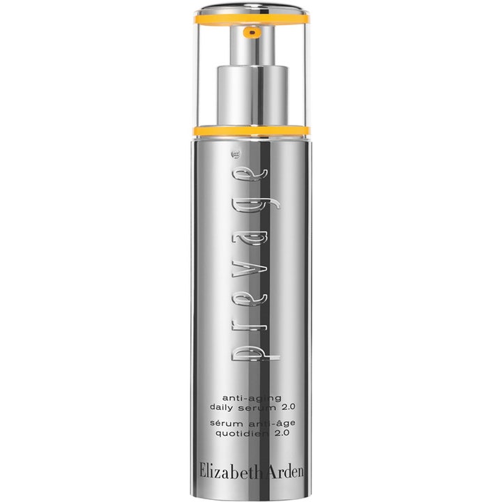Elizabeth Arden Prevage Anti-aging Daily Serum 2.0 anti-age serum i blank sølvfarvet flaske med gule detaljer