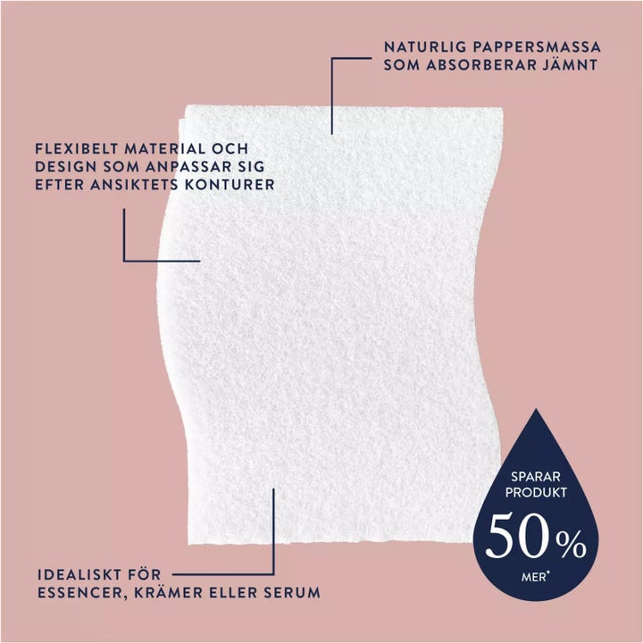Topz Premium The Masking Pad 80 stk hudplejeværktøj med tynde hvide rondeller der sparer 50 % produkt
