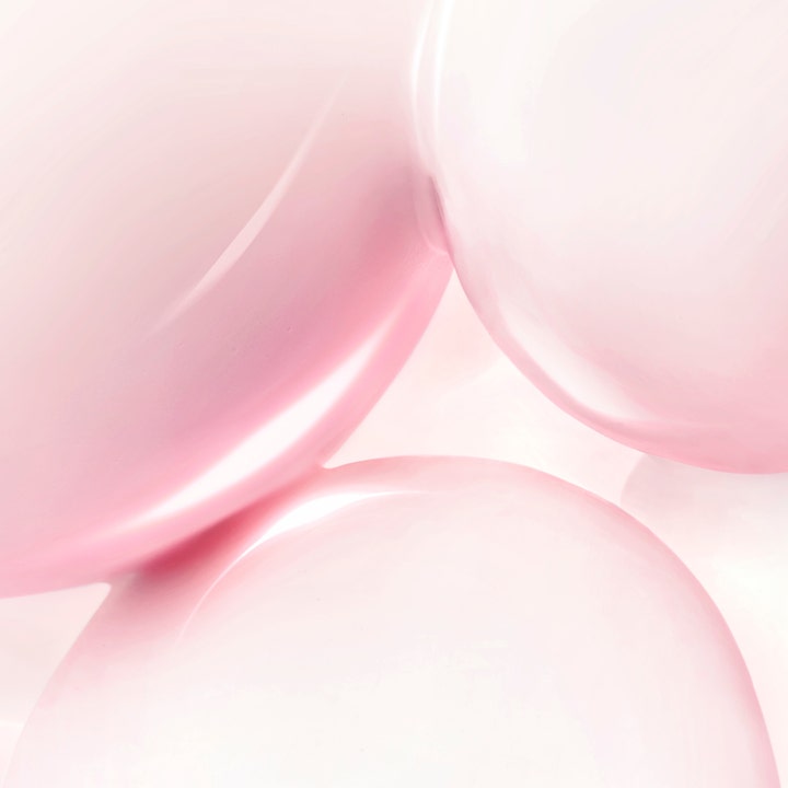 Lancôme Hydra Zen Gel Cream 30 ml fugtgivende dagcreme viser bløde lyserøde dråber der afspejler produktets tekstur