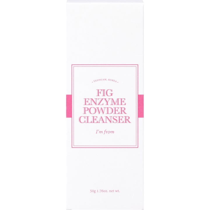 I'm from Fig Enzyme Powder Cleanser 50 g eksfolierende ansigtsrens i hvid og lyserød papæske