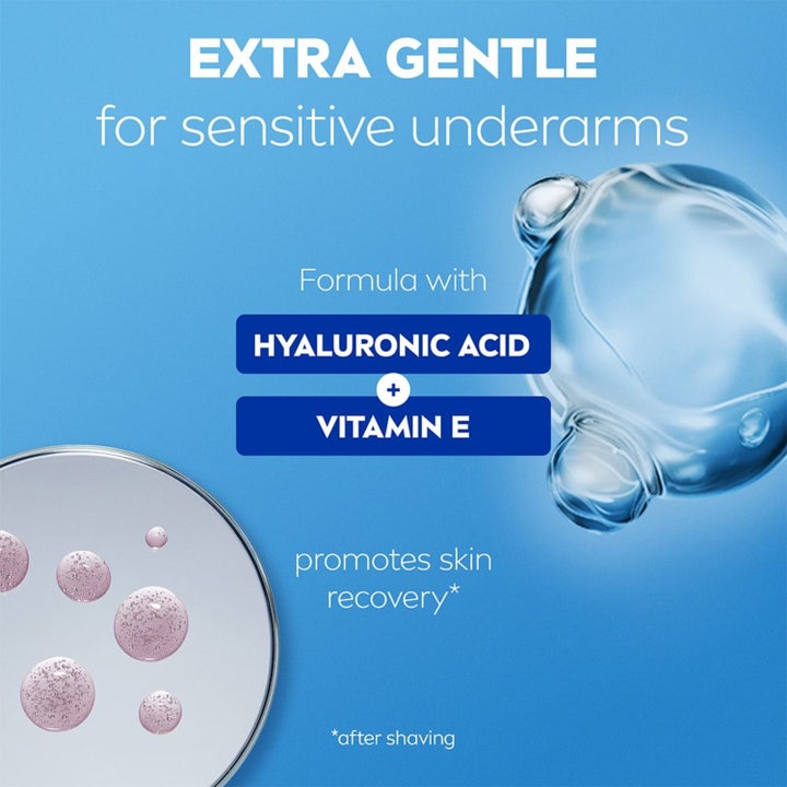 NIVEA Derma Control Restore Sensitive 50 ml deo stick med hyaluronsyre og E-vitamin der fremmer hudens restitution