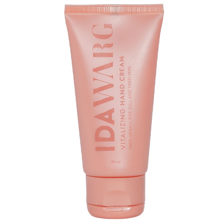 IDA WARG Vitalizing Hand Cream 50 ml vitaliserende håndcreme mod træt hud i ferskenfarvet plasttube