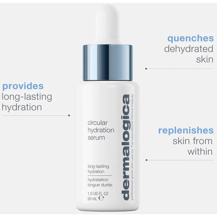 Dermalogica Hydration Serum Duo 2 x 30 ml fugtgivende serum i hvid flaske der giver huden langvarig fugt