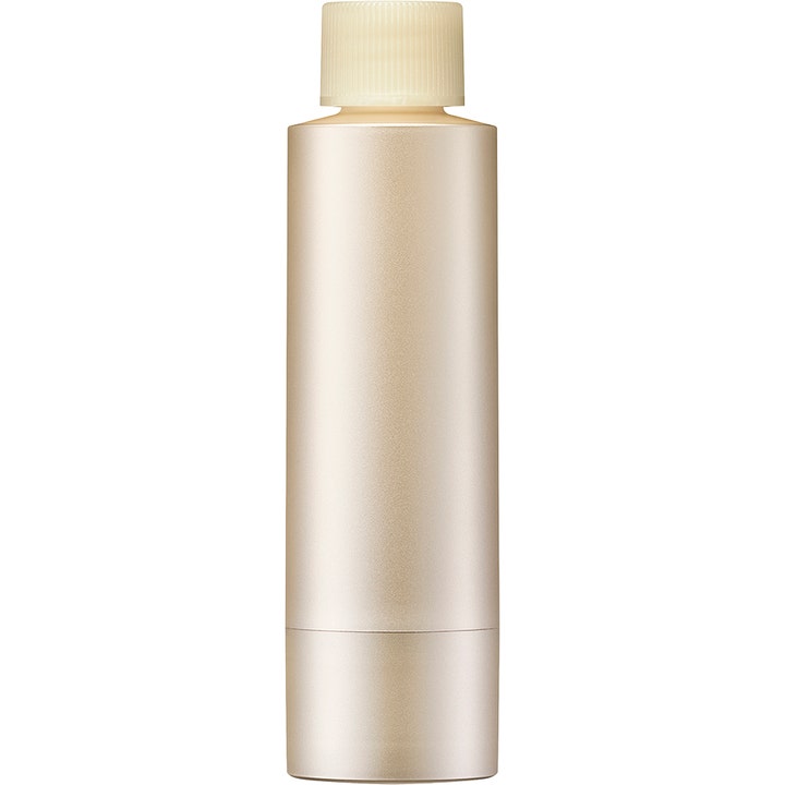 Sensai Ultimate The Lotion 125 ml fugtgivende ansigtslotion i en luksuriøs champagnefarvet flaske med rillet låg